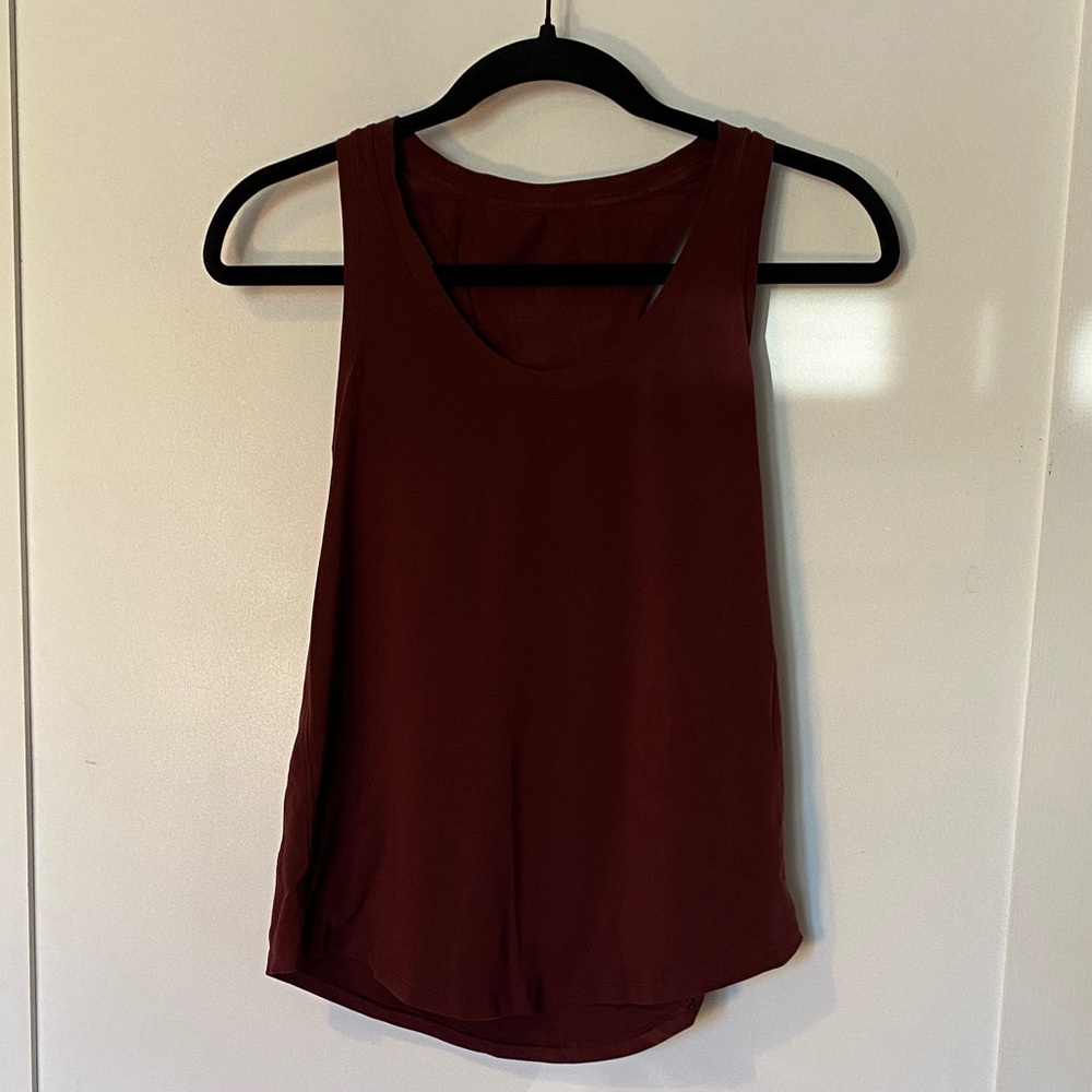 lululemon athletica Scoop Neck Tank Top - Maroon